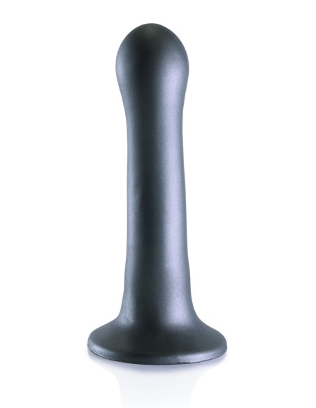 Plug Curvy G-Spot 17 x 3.5cm Gris