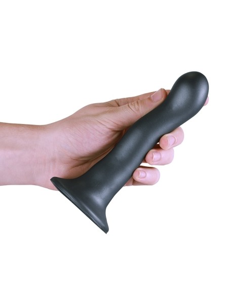 Plug Curvy G-Spot 17 x 3.5cm Gris