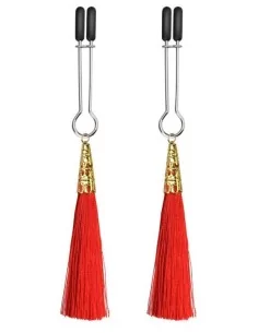 Pinces à tétons Glamour rouges