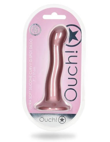 Plug Curvy G-Spot 17 x 3.5cm Rose