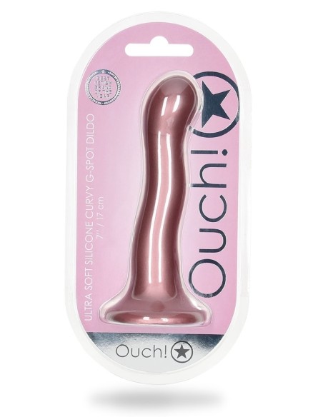 Plug Curvy G-Spot 17 x 3.5cm Rose Plug Curvy G-Spot 17 x 3.5cm Rose