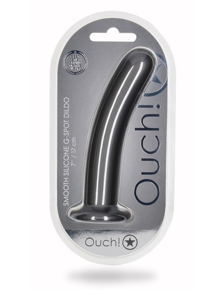 Plug Smooth G-Spot L 17 x 3.5cm Gris Plug Smooth G-Spot L 17 x 3.5cm Gris