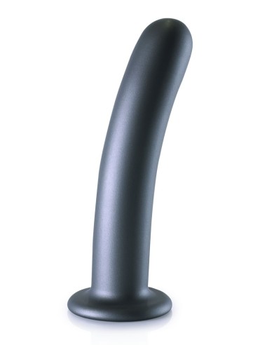 Plug Smooth G-Spot L 17 x 3.5cm Gris