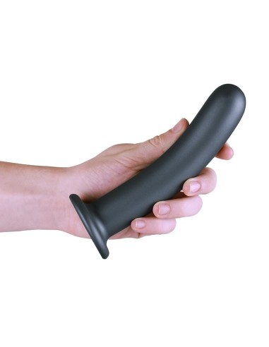 Plug Smooth G-Spot L 17 x 3.5cm Gris