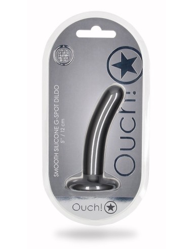 Plug Smooth G-Spot S 12 x 2.4cm Gris
