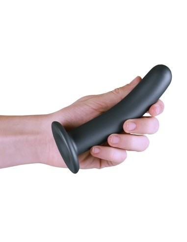 Plug Smooth G-Spot M 14.5 x 3cm Gris