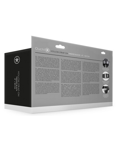 Gode ceinture creux Hollow Strap Textured Curved 20 x 4cm