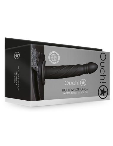 Gode ceinture creux Hollow Strap Twisted 19 x 3.8cm