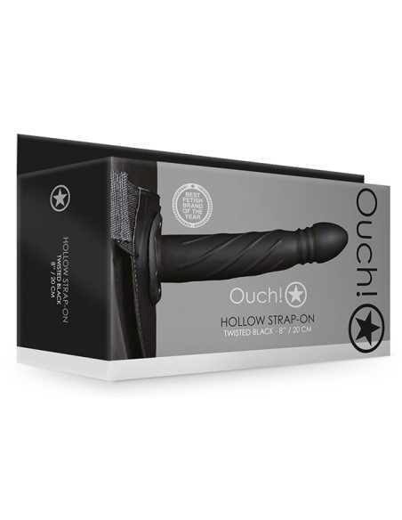 Gode ceinture creux Hollow Strap Twisted 19 x 3.8cm