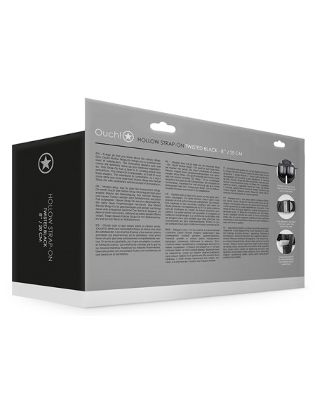 Gode ceinture creux Hollow Strap Twisted 19 x 3.8cm