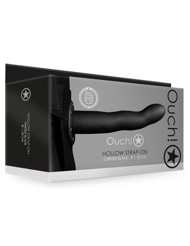 Gode ceinture creux Hollow Strap Curved 20 x 4cm