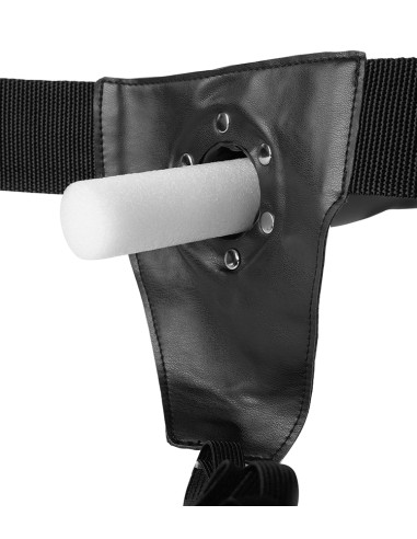 Gode ceinture creux Hollow Strap Ribbed 16 x 4cm