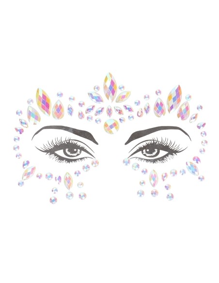 Stickers Strass Contours des Yeux phosphorescents Glow Jewelry