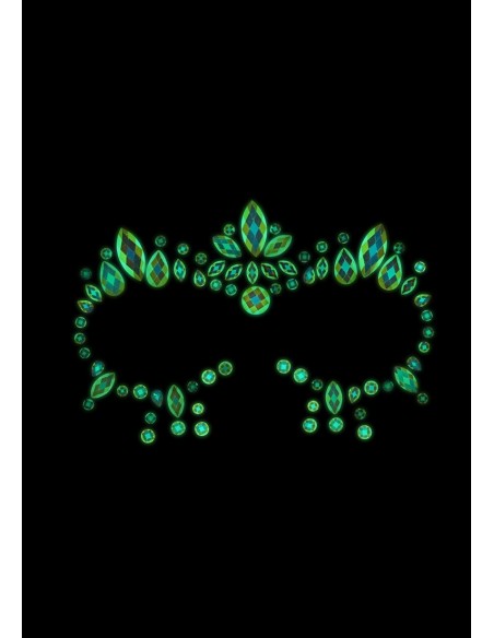 Stickers Strass Contours des Yeux phosphorescents Glow Jewelry