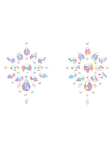 Stickers Cache-seins strass phosphorescents Glow Nipples