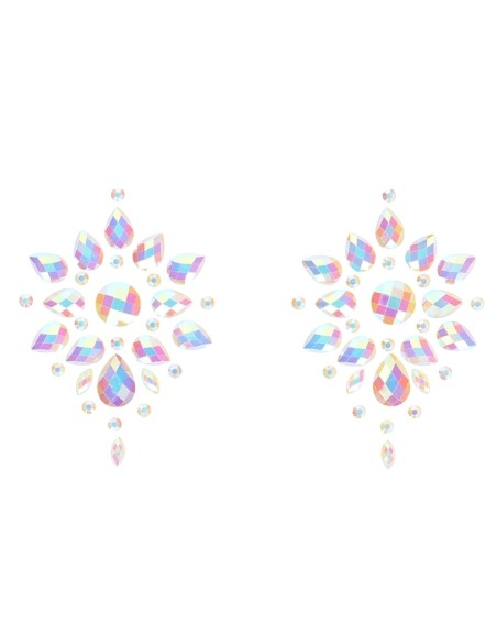 Stickers Cache-seins strass phosphorescents Glow Nipples