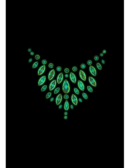 Stickers Strass Décolleté Phosphorescents Glow Chest