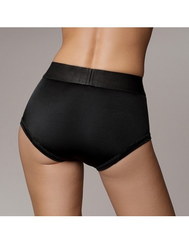 Culotte vibrante Strap-On Brief Noire