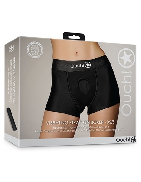 Boxer vibrant STRAP-ON BOXER Noir Boxer vibrant STRAP-ON BOXER Noir
