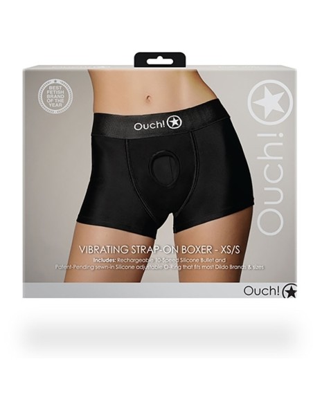 Boxer vibrant STRAP-ON BOXER Noir Boxer vibrant STRAP-ON BOXER Noir