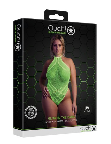 Body Filet Dos nu Vert Fluo