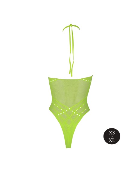 Body Filet Dos nu Vert Fluo
