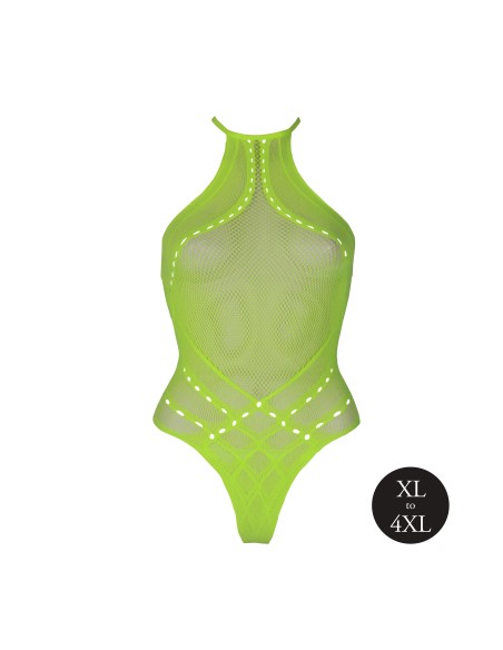 Body Filet Dos nu Vert Fluo