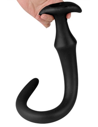 Gode long Ultra Slim L 50 x 5.2cm Noir