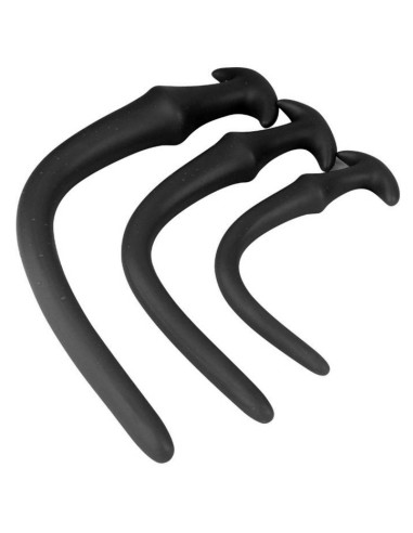 Gode long Ultra Slim L 50 x 5.2cm Noir