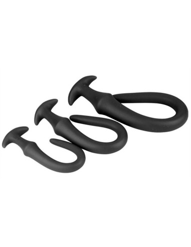 Gode long Ultra Slim L 50 x 5.2cm Noir