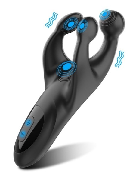 Stimulateur de gland Tri Glans Vibes 10 Vibrations Stimulateur de gland Tri Glans Vibes 10 Vibrations