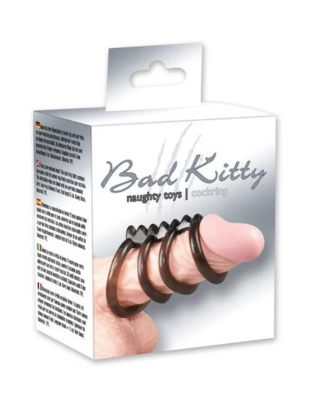 Etui de pénis avec anneaux 6.5 cm