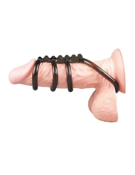 Etui de pénis avec anneaux 6.5 cm