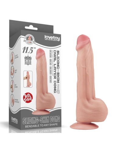 Gode réaliste Sliding Skin 20 x 5.3cm