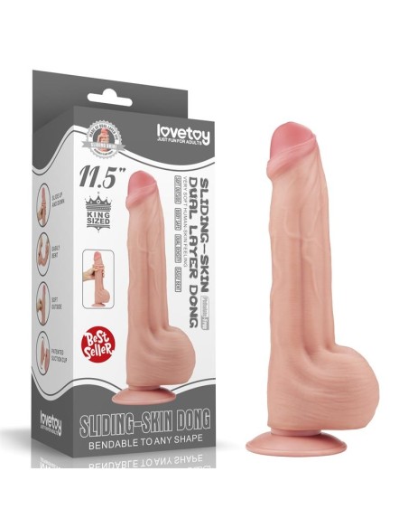 Gode réaliste Sliding Skin 20 x 5.3cm Gode réaliste Sliding Skin 20 x 5.3cm
