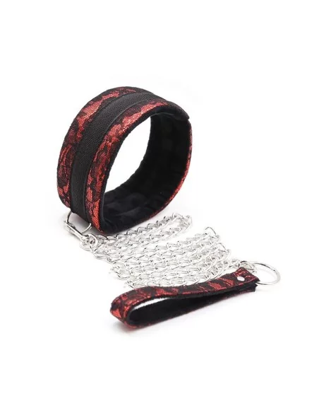 Kit Bondage Collier + Menottes Rouge Kit Bondage Collier + Menottes Rouge