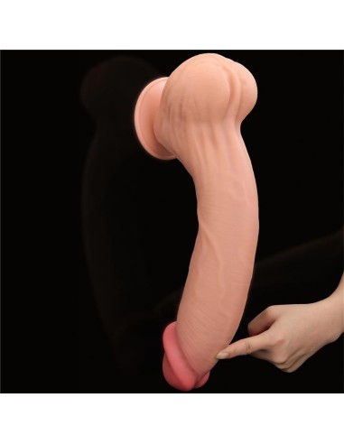 Gode réaliste Sliding Skin 27 x 6.5cm