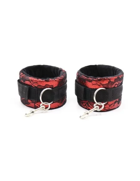 Kit Bondage Collier + Menottes Rouge Kit Bondage Collier + Menottes Rouge