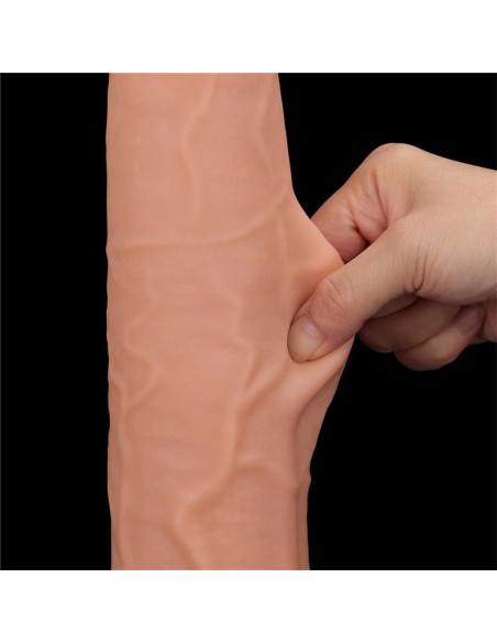 Gode réaliste avec bourses Sliding Skin 26 x 6cm Gode réaliste avec bourses Sliding Skin 26 x 6cm