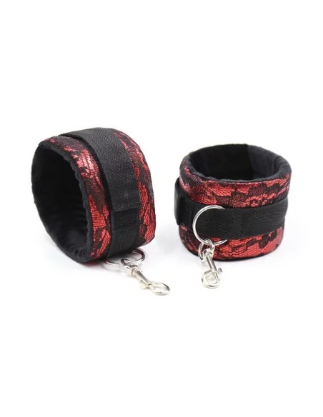 Kit Bondage Collier + Menottes Rouge Kit Bondage Collier + Menottes Rouge