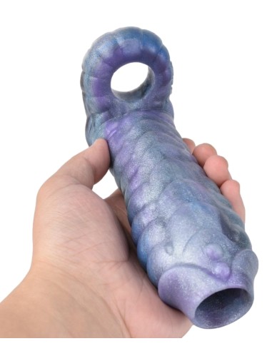 Gaine de pénis Monster Snaq 13 x 5cm Bleue