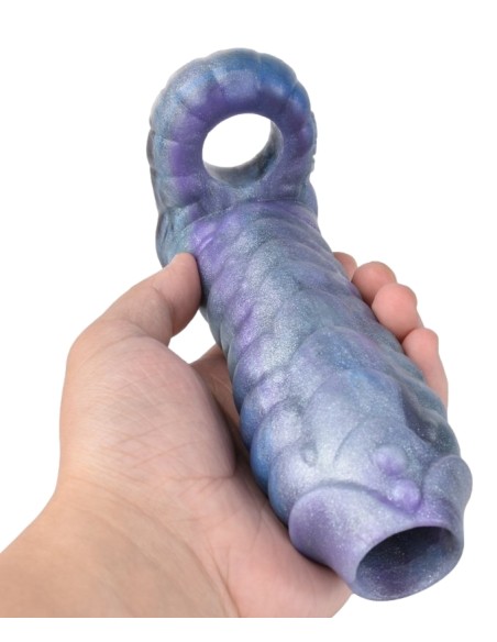 Gaine de pénis Monster Snaq 13 x 5cm Bleue