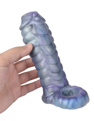 Gaine de pénis Monster Snaq 13 x 5cm Bleue