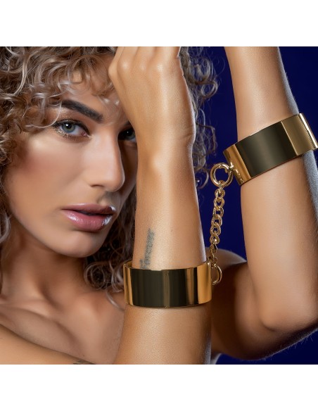 Menottes en métal Slave Wrist Taboom Dorées Menottes en métal Slave Wrist Taboom Dorées