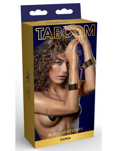 Menottes en métal Slave Wrist Taboom Dorées