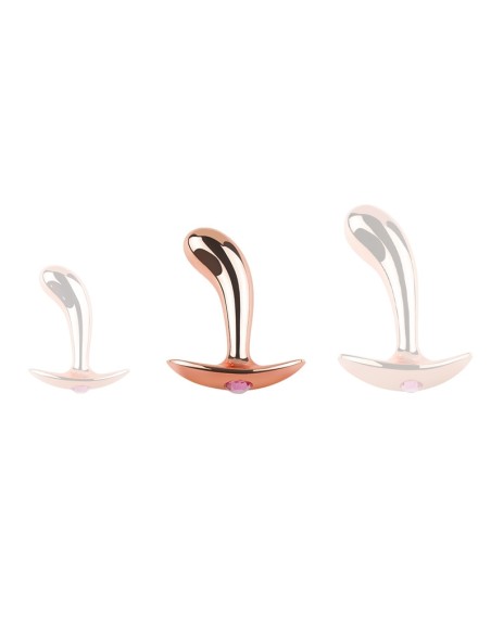 Plug bijou en métal Incurve M 9 x 2.8cm