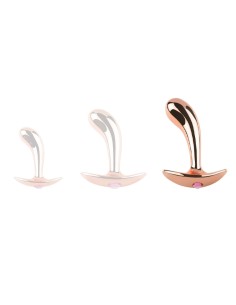 Plug bijou en métal Incurve L 12 x 3.5cm