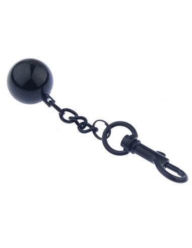 Ballstretcher en métal avec Boules Testicle S 32mm - Hauteur 12mm - Poids 275g Noir