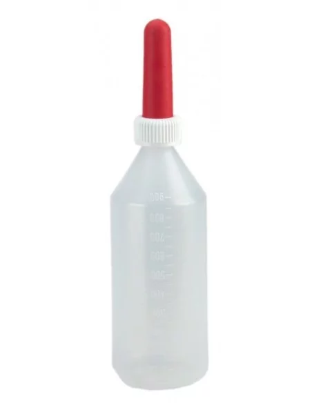 Bouteille avec tétine 1 L - Embout souple 9 x 2.8cm