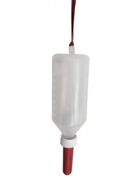 Bouteille avec tétine 1 L - Embout souple 9 x 2.8cm